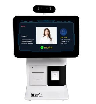 食堂人臉消費(fèi)機(jī)P304-2D-2W（支持人臉?biāo)⒖ǘS碼帶打印）